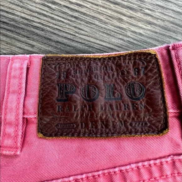 Polo Ralph Lauren Nantucket Red Denim Jeans 38x34